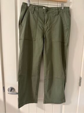 Liverpool Olive Green Utility Pants